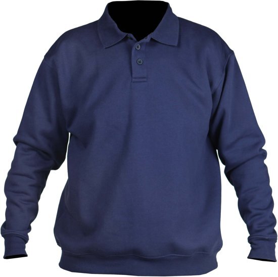 StÃ¸rvik Storvik Napoli - Werkpolo sweater - Heren - Maat L - Donkerblauw