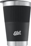 Esbit Sculptor Thermosbeker - 550ml - Mat Zwart - Drinkdeksel - RVS