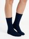 Teckel 2-paar Badstof sokken dames - Geheel badstof - Warme winter sokken - Huissokken - 46 - Blauw