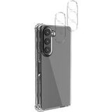 Phonillico® Schokbestendig hoesje voor Samsung Galaxy Z FOLD 7 en 2 cameraglas bescherming