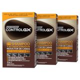 Just For Men Control GX Shampoo en conditioner voor grijs haar, vermindert geleidelijk en permanent grijs haar bij elke wasbeurt, voor alle tinten, 118 ml, 3 stuks