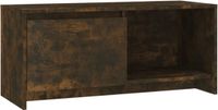 vidaXL Tv-meubel 90x35x40 cm bewerkt hout gerookt eikenkleurig