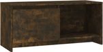 vidaXL Tv-meubel 90x35x40 cm bewerkt hout gerookt eikenkleurig