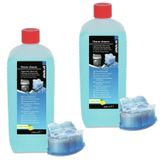 Braun 2x liquide de nettoyage pour rasoirs, 1 litre, parfum citron