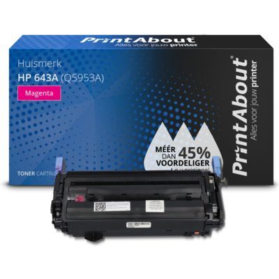 PrintAbout Compatible HP 643A (Q5953A) Magenta Toner Cartridge