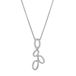 Orphelia ZH-7308 - Hanger Ovals + ketting - Zilver 925 - Zirkonia