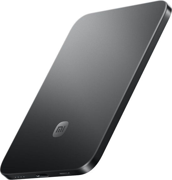 Xiaomi Ultradunne Magnetische Powerbank 5000mAh – 15W Draadloos Opladen – Grafietzwart