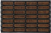 Home Deco Factory Deurmat Sevilla - Rechthoek - 40 x 60 cm - Borstelmat - Kokosvezel en Rubber