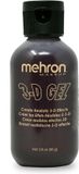 Mehron 3-D Gel voor het maken van wonden en littekens - bloedrood - 60 ml