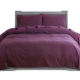 Elegant Comfort Zachte 4-delige 100% Turks Katoenen Flanellen Lakenset - Premium kwaliteit, hoeslaken met diepe hoeken, ultra zacht, gezellige warme en pluisvrije flanellen lakens - Twin, paars