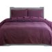 Elegant Comfort Zachte 4-delige 100% Turks Katoenen Flanellen Lakenset - Premium kwaliteit, hoeslaken met diepe hoeken, ultra zacht, gezellige warme en pluisvrije flanellen lakens - Twin, paars