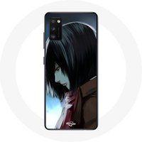 Maniacase Hoesje voor Samsung Galaxy A41 Mikasa Ackerman Attack of the Titans Manga Anime