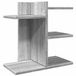 vidaXL Bureau organiser 42x21,5x42 cm bewerkt hout grijs sonoma eiken