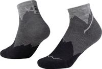 Buff Lightweight Merino Quarter Hardloopsokken Unisex Zwart 36-38