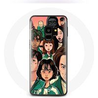 Maniacase Hoesje voor Samsung Galaxy S9 Inktvis Game Poster karakters Fanart