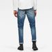 G-Star 3301 Regular Tapered Jeans Heren Vintage Azure Katoen/Elastaan