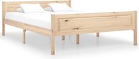 vidaXL Bedframe massief grenenhout 140x200 cm
