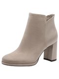 Tamaris Dames Enkellaarzen 1-25362-45 Beige
