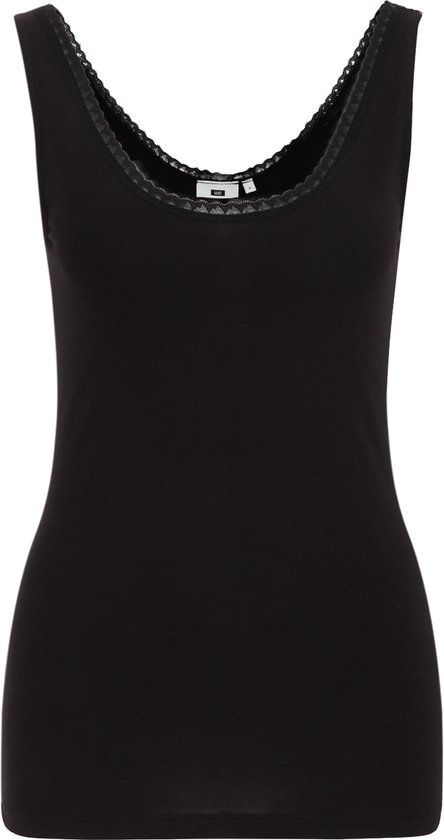 WE Fashion Dames singlet met kant