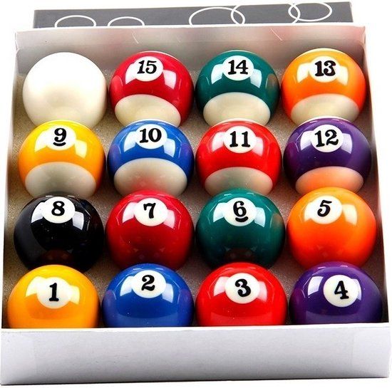 Pegasi Poolballen Set - 57.2mm - AA-klasse - Poolballen