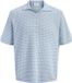 JACK & JONES JORNANTUCKET KNIT SPLIT NECK POLO SA26 Heren Gebreide Polo Korte Mouw Cashmere Blue XL
