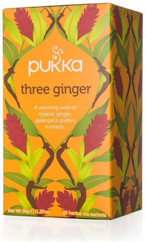 Pukka Herbs Three Ginger Thee - 20 zakjes