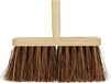 Vero Buitenbezem - Basstalk - 27.5 cm - Bruin/Beige - Hout/Plantvezels - Inclusief steel