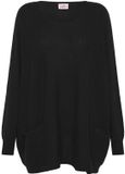 Deha Losse Trui Woooly Blend Loose Sweater - Zwart - Vrouwen - M