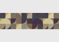 AG Design AWB 8434 Zelfklevende rand, vierkante abstractie, zelfklevende decoratie voor muren, meubels, behang, wandbekleding en deuren, folie, meerkleurig, breedte 500 cm x hoogte 14 cm