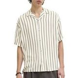 JACK & JONES Jjejeff Resort Stripe Shirt S/S Sn heren