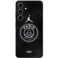 Maniacase Etui Samsung Galaxy S24 plus psg jordan logo zwart