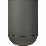 Riviera GRANIT TULIPE bac à fleurs rond - Plastique - Diamètre 50 cm - Gris