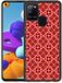 B2Ctelecom Back Cover voor Samsung Galaxy A21s Bumper Case Batik Rood