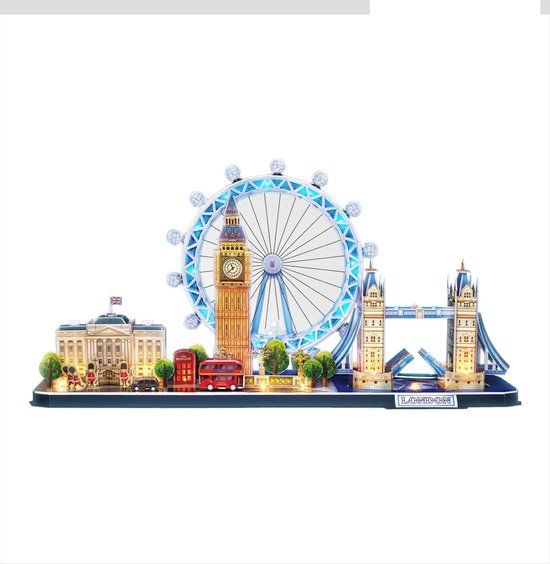 National Geographic 3D Puzzle City Line London LED - 256 Pieces