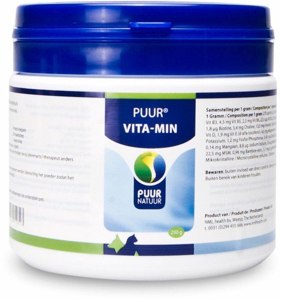 Puur Vita-min Hond/Kat (voorheen Puur Vitaminen en Mineralen) - 250g