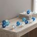 Guirlande lumineuse 15 lanternes LED Coton Blanc et Bleu 2,80 m