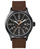 Timex Expedition Scout TW4B12500 Horloge - Leer - Bruin - Ø 40 mm