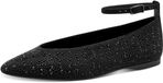 Tamaris - Dames - Ballerinas - Zwart - Maat 38