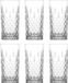 Mammoet Longdrinkglas Rose 36 cl Transparant Glas Glazenset 6 stuks