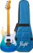 Flight Electro Tenor Ukelele - PATHFINDER - Rock Series - Transparent Blue