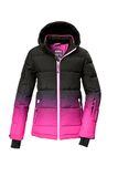 killtec KSW 330 Grls Ski Qltd Jckt meisjes Ski-jack/gewatteerd ski-jack met capuchon en sneeuwvanger