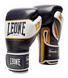 Leone Bokshandschoenen Shock zwart 10 oz Kunstleer Unisex Volwassenen Beginner Lente/Zomer 2025 Boksen