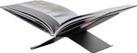 WOOOD Brook Boekenstandaard/Boekenhouder - Metaal - Zwart - 12x29x17