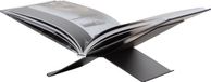 WOOOD Brook Boekenstandaard/Boekenhouder - Metaal - Zwart - 12x29x17
