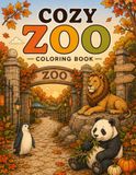 Cozy Zoo Coloring Book