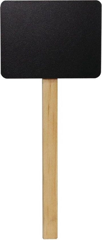 Olympia mini krijtbordje - Zwart - Hout