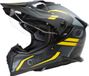 O'NEAL A-SRS Spike Mat Zwart Grijs Geel Adventure Integraalhelm
