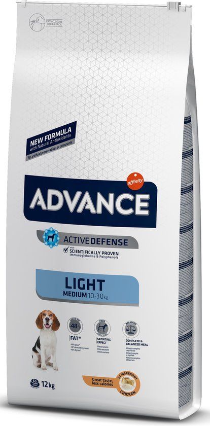 Advance Medium Light Hondenvoer - 12 kg