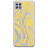 ERT GROUP mobiel telefoonhoesje voor Samsung A22 5G origineel en officieel erkend Babaco patroon Doodle 001 optimaal aangepast aan de vorm van de mobiele telefoon, gedeeltelijk bedrukt