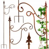 KAPAGA Stalen Lantaarnhouder & Plantenstandaard 222 cm - Tuindecoratie